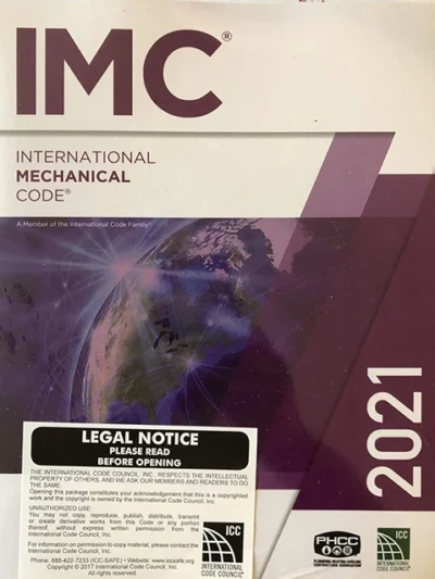 2021 International Mechanical Code -1st Edition | IMC 2021