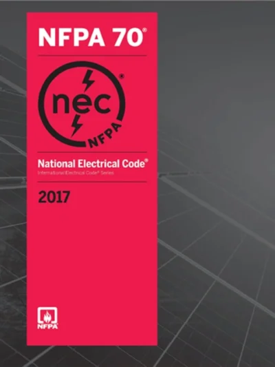 NFPA 70 National Electrical Code 2017 Edition | ISBN 9781455912773 Paperback