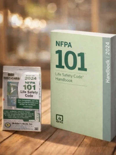 NFPA 101 Life Safety Code Handbook 2024 + BBI Fast Tabs (2024 Ed)