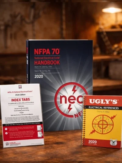 NFPA 70 NEC 2020 Handbook Combo with Ugly’s Electrical References + Index Tabs (combo set)