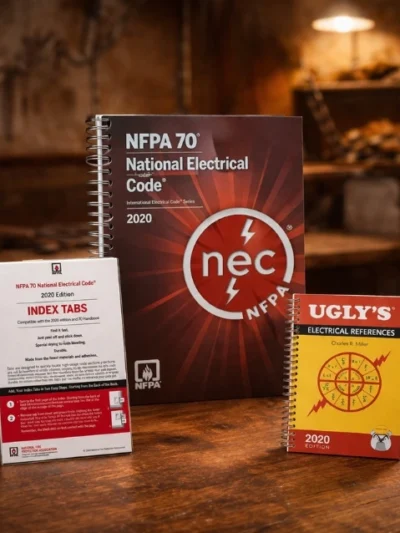 NFPA 70 NEC 2020 Spiral Bound with Ugly’s Electrical References + Index Tabs (Combo Set)