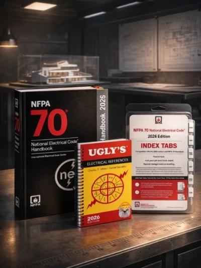 NFPA 70 (2026 Handbook) Edition with  Ugly’s Electrical References 2026 and  Index Tabs 2026 Ed (Combo)