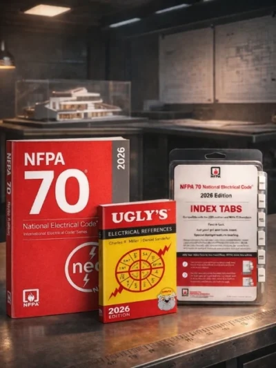 NFPA 70 - 2026 (Paperback)  with Ugly’s Electrical References 2026 and Index Tabs (Combo)